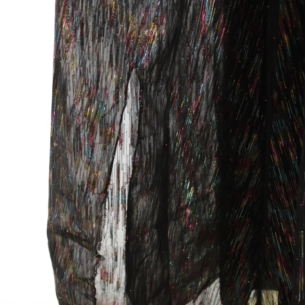 Aidan Mattox Metallic Organza Gown Size 0 - Picture 5 of 14